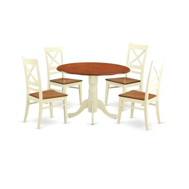 Maffra Solid Wood Pedestal Dining Set