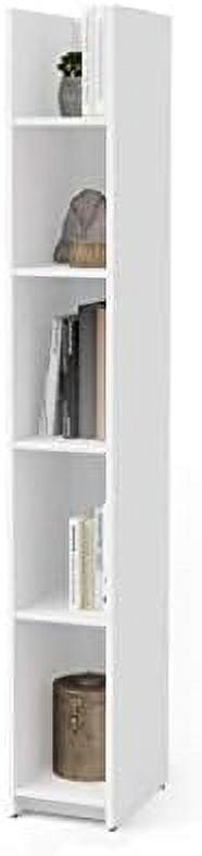 Bestar Small Space 10" Storage Tower in White