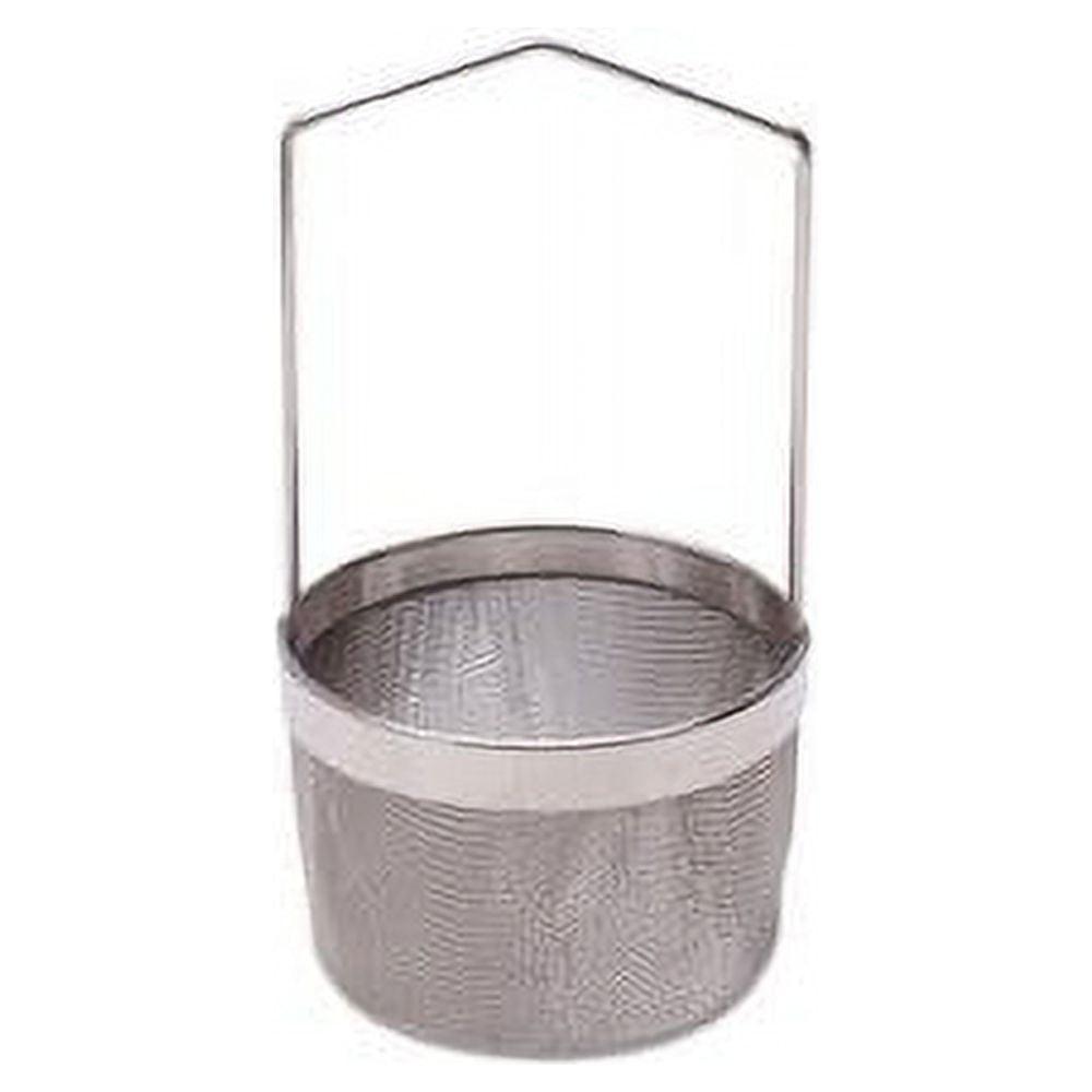 Small Stainless Steel Ultrasonic Storage Basket, 4 Inches