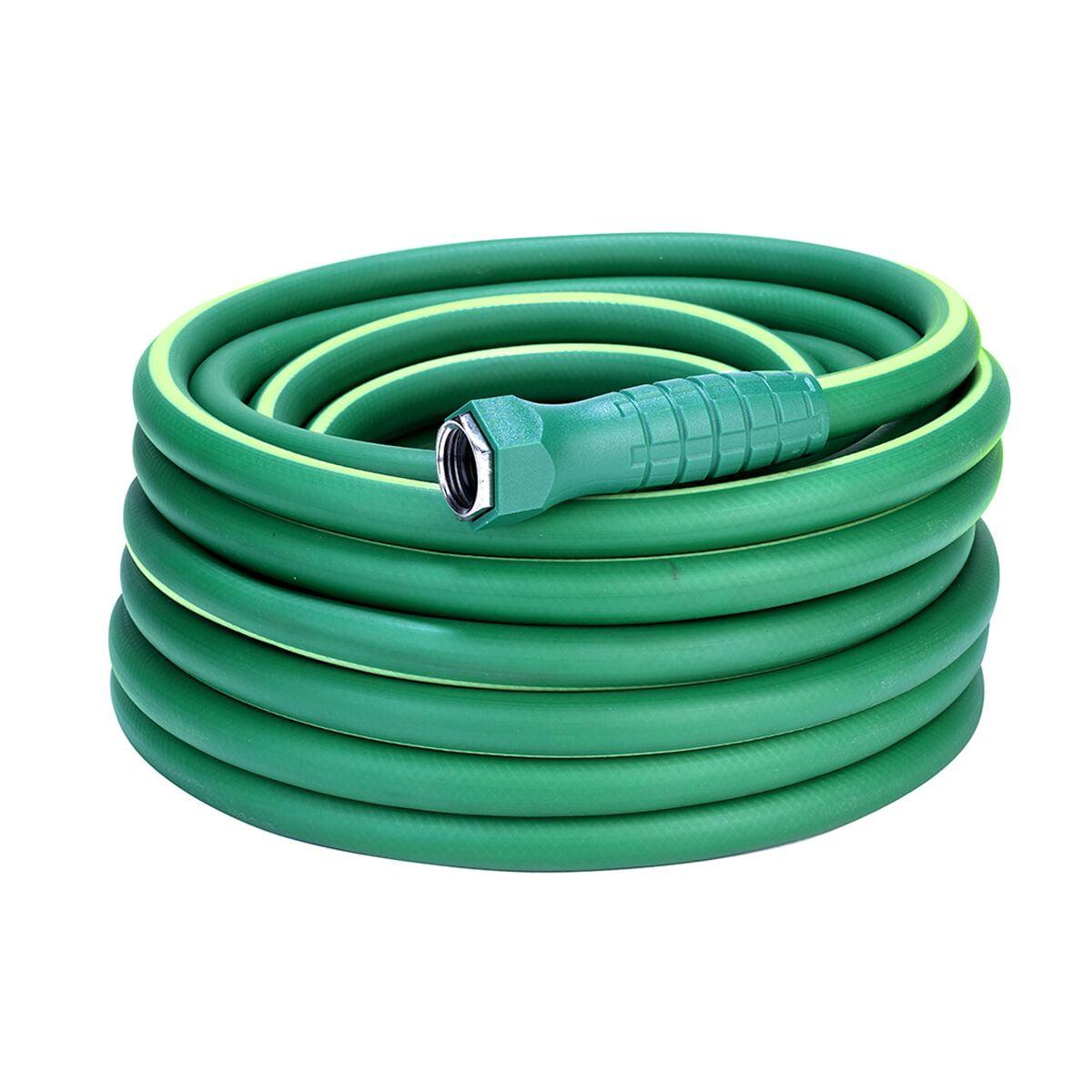 Green Hybrid Polymer 50 ft. Garden Hose with Swivel Handle