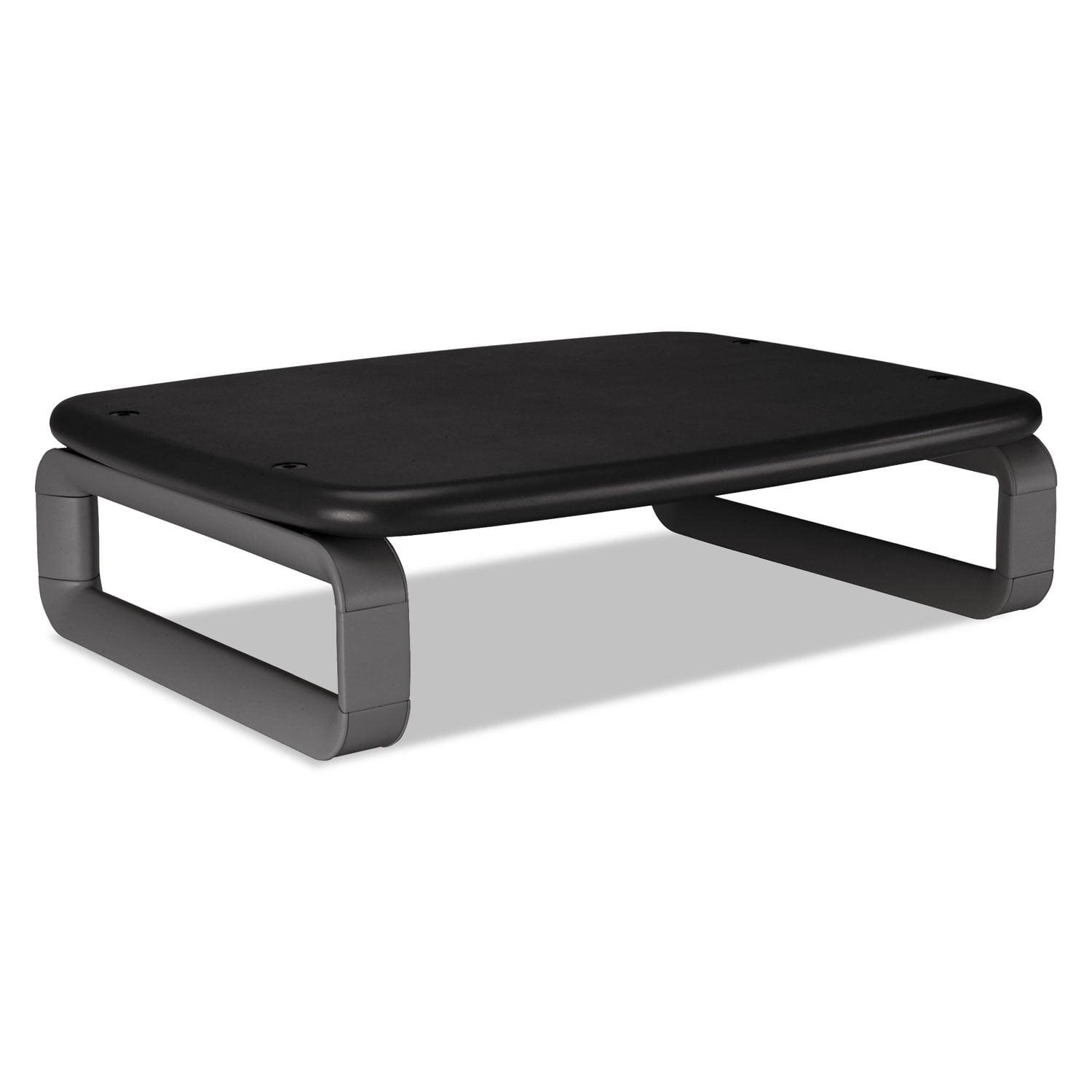 Kensington SmartFit Monitor Stand Plus, 16.2" x 2.2" x 3" to 6", Black, Supports 80 lbs