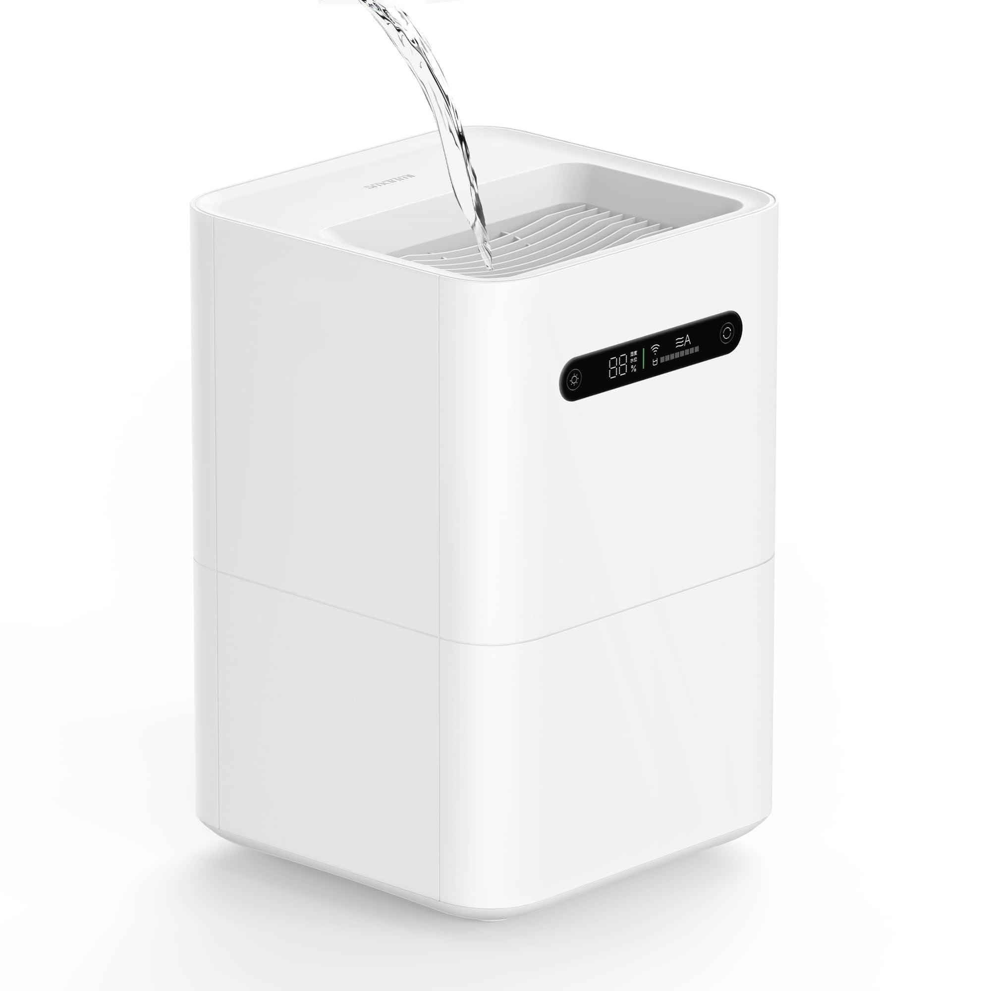 Smartmi H2 Evaporative Humidifier - 4L Tank, Mist-Free, 24hr Run, Smart App Control, Self-Cleaning, Ideal for Sensitive Groups