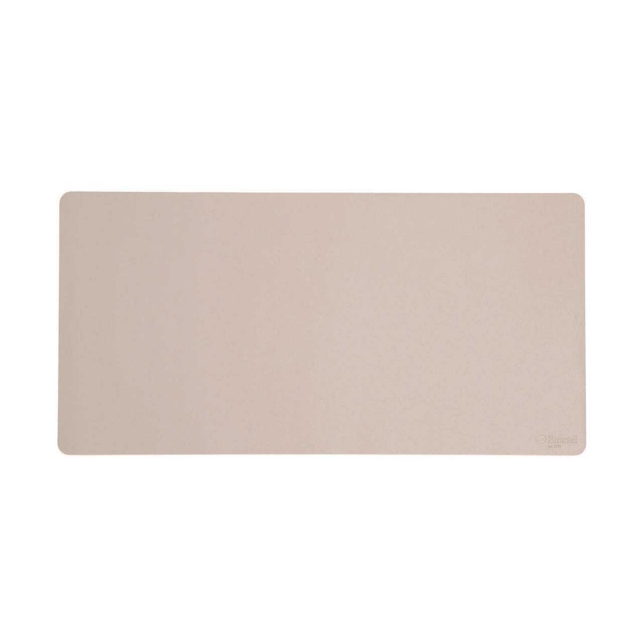 Smead Manufacturing SMD64831 31.5 x 15.7 in. Vegan Leather Desk Pads - Sandstone