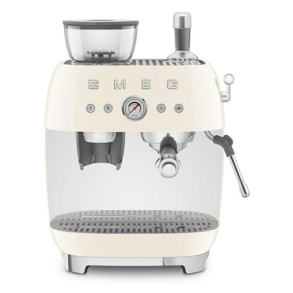SMEG Cream Semi-Automatic Espresso Machine with Milk Frother
