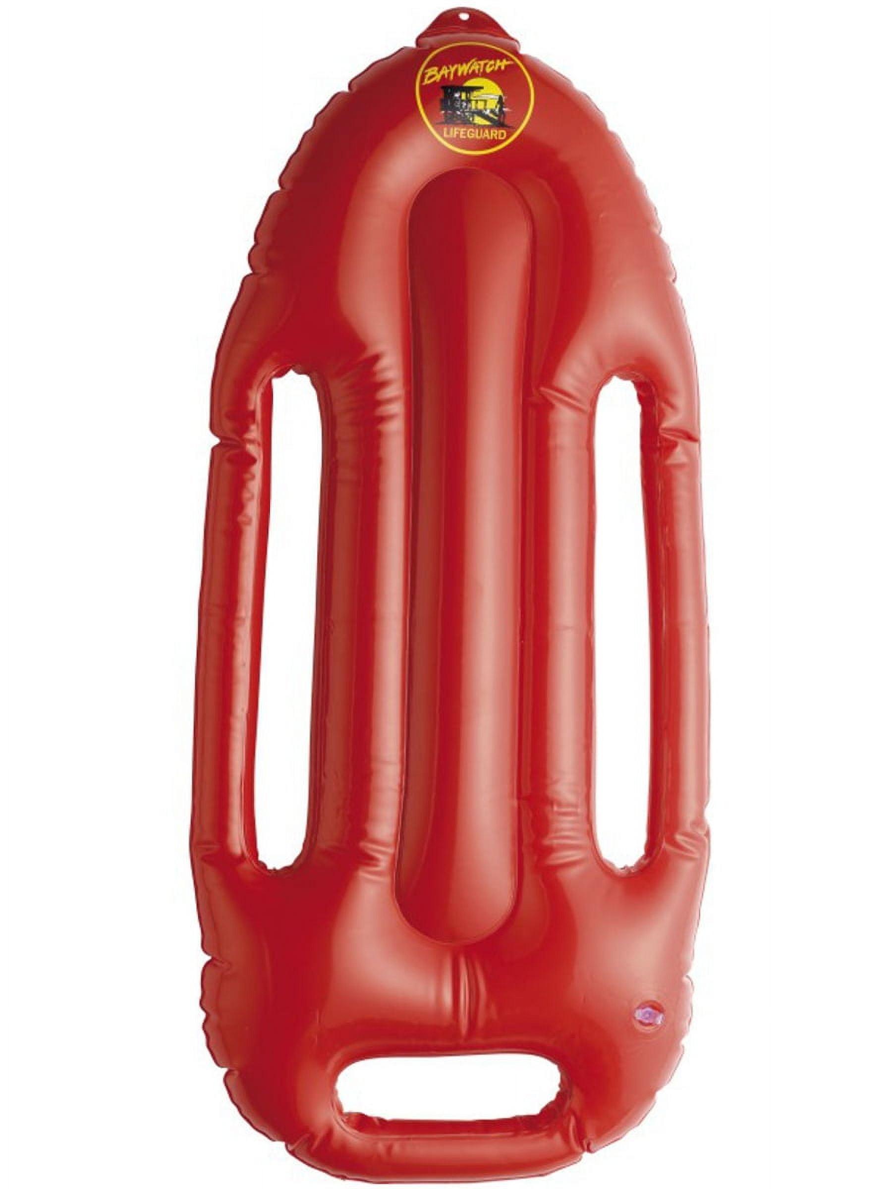 Smiffy's Costumes Baywatch Inflatable Mock Life Raft Preserver Boogie Board 27" Costume Accessory