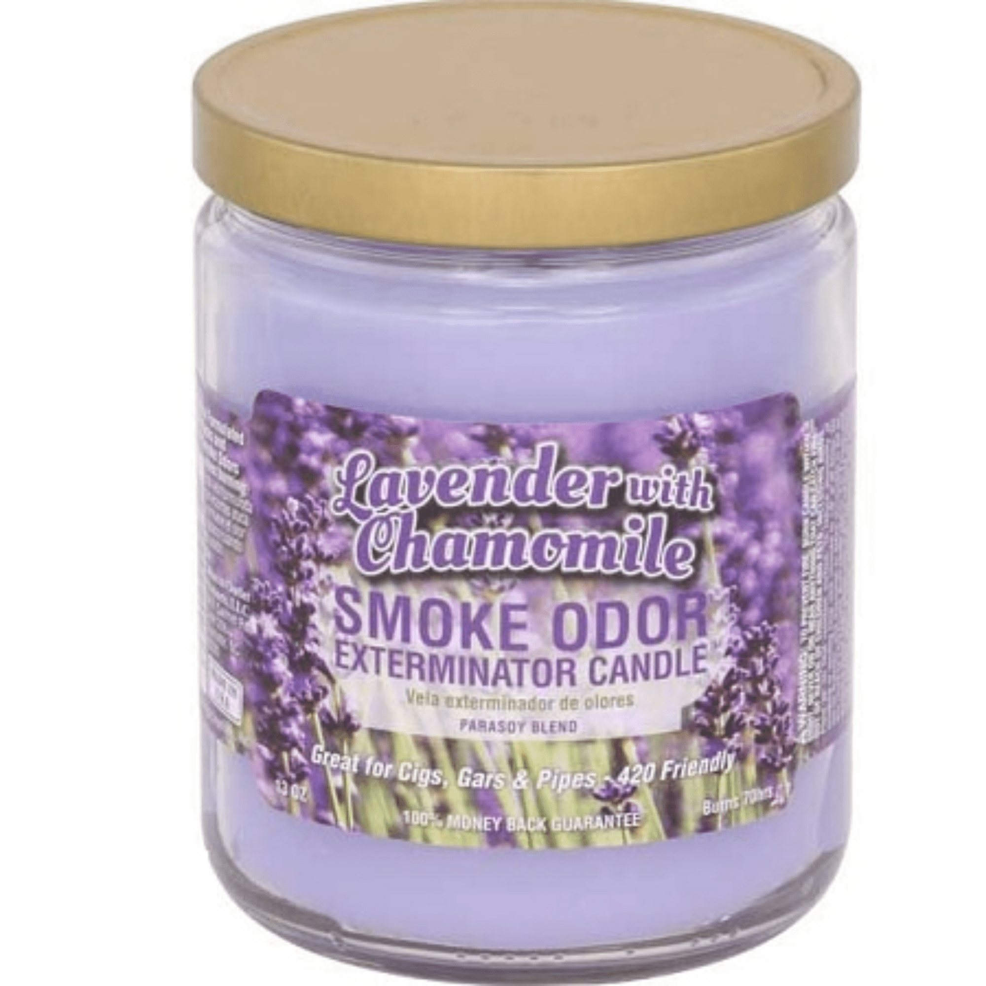 Lavender Chamomile Smoke Odor Exterminator Candle - 1 Jar Candle - 13oz.