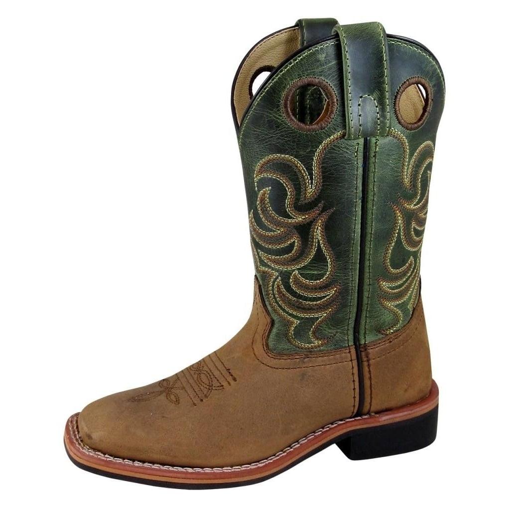 Smoky Mountain Western Boots Boys Autry Square Toe Brown 3667T