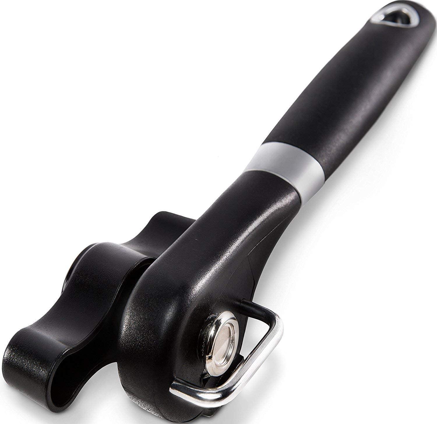 Black Ergonomic Handle Safe Cut Manual Can Opener