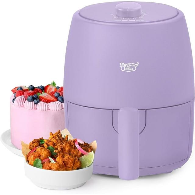 So Yummy by bella 2qt Air Fryer Lavender: 1200W Electric Fryer, Dishwasher-Safe Parts, 1-Year Warranty, 4lb Capacity