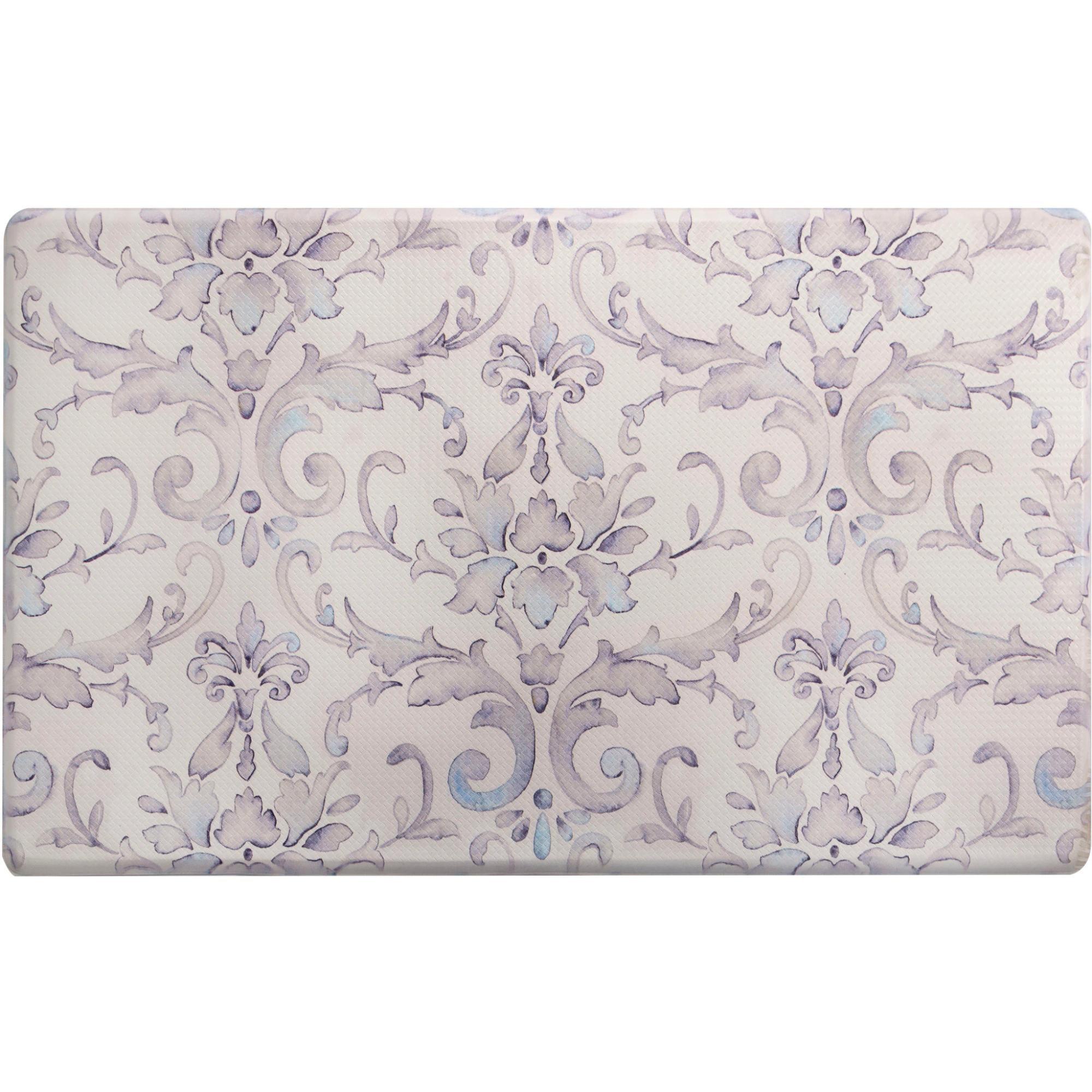 SoHome Cozy Living Watercolor Damask Anti-Fatigue Mat