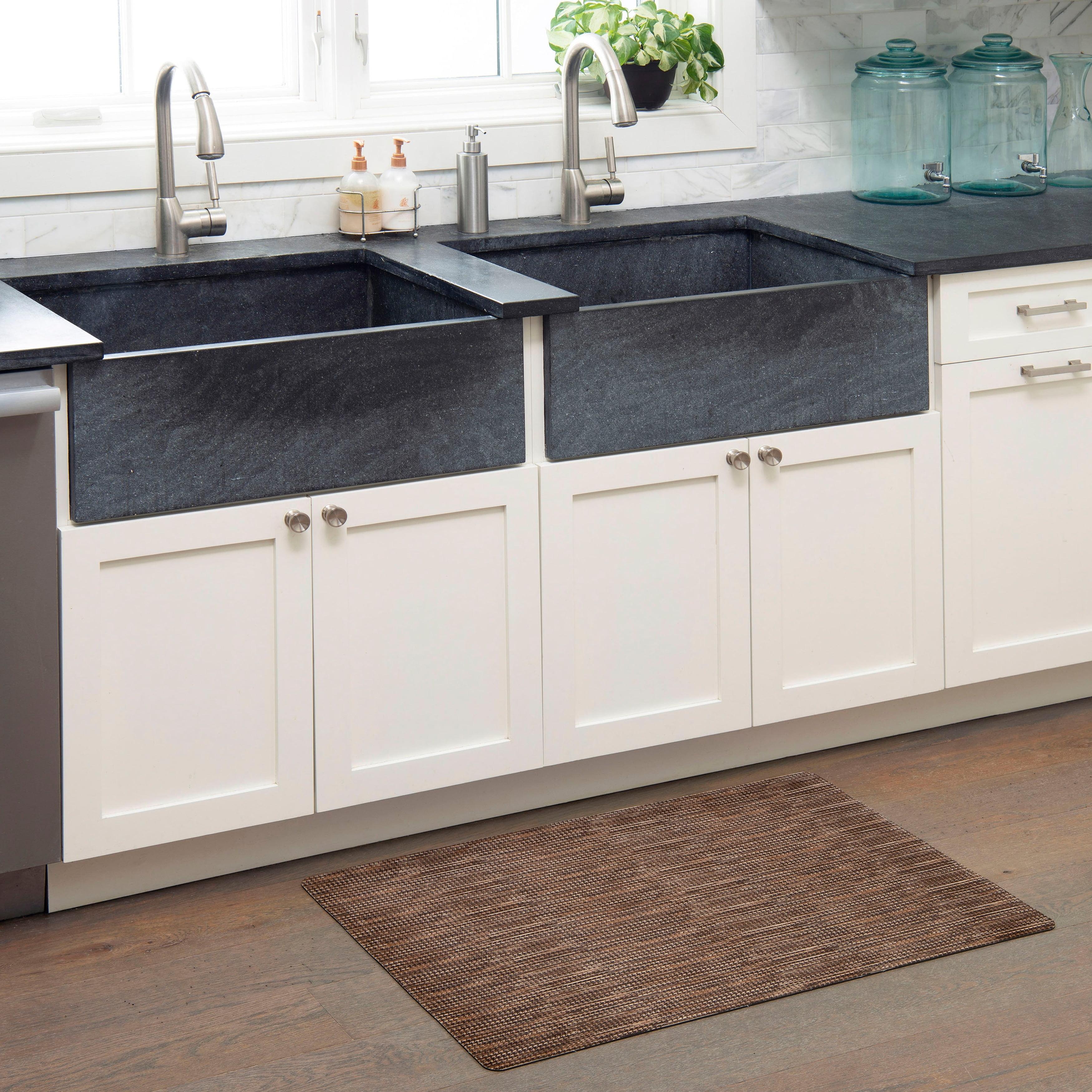 Home Dynamix Smooth Step Machine Washable Low Profile Stain Resistant Non-Slip Versatile Utility Kitchen Mat