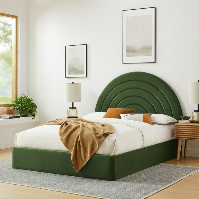 Modway Solana Arched Performance Velvet Platform Bed