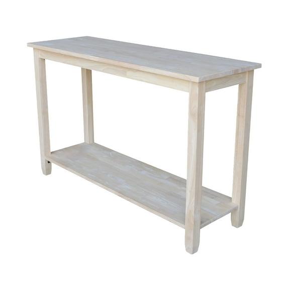 International Concepts Solano Console Server Table : Hardwood Sofa Table, Foyer Shelf, Spot Clean