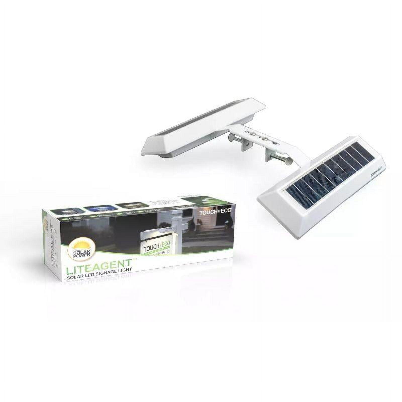 LITEAGENT - Solar LED for Post & Sign Lighting - Includes Adjustable Mounting Bracket