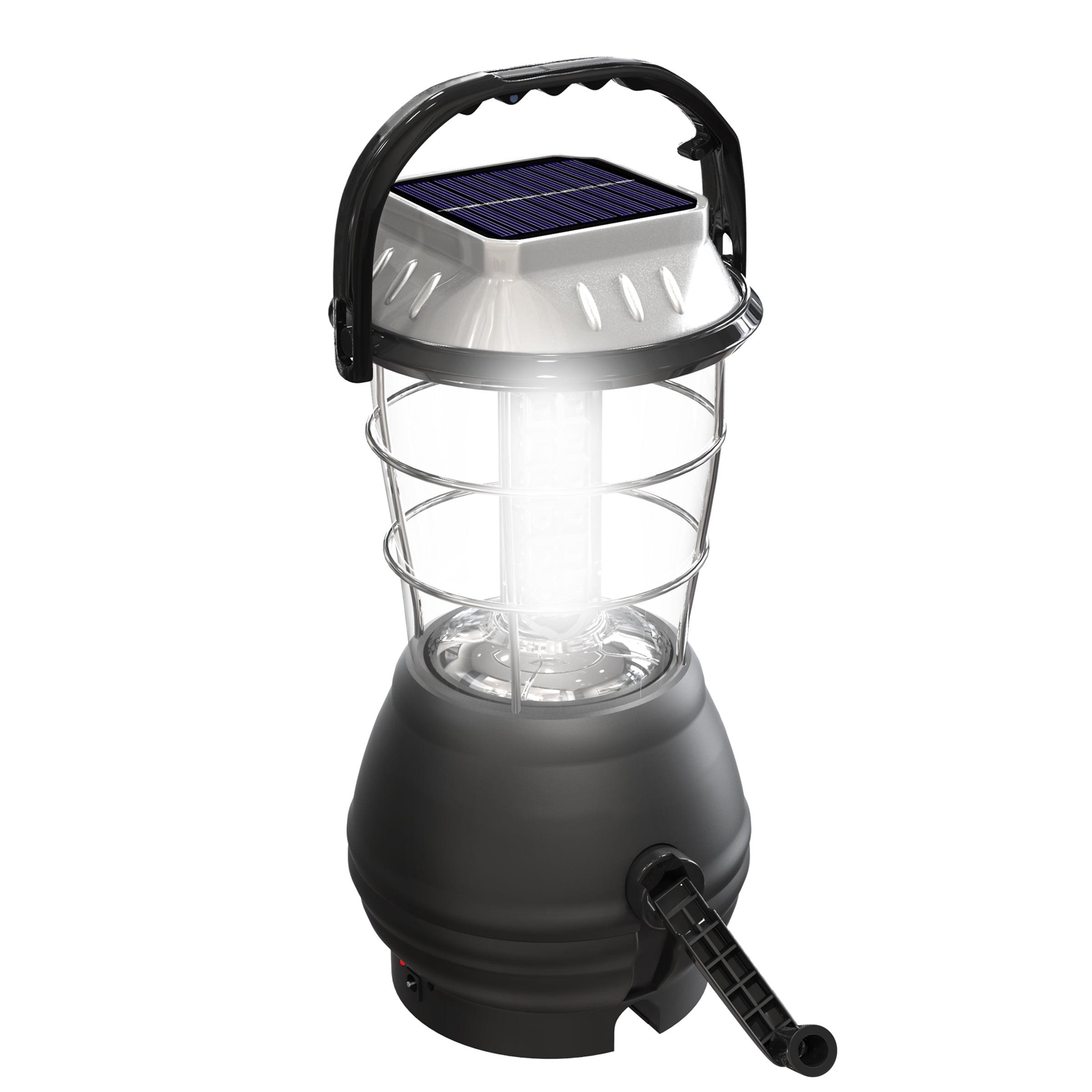 Whetstone Rechargeable Lantern or Battery-Operated LED Light for Camping - Solar Powered Lantern