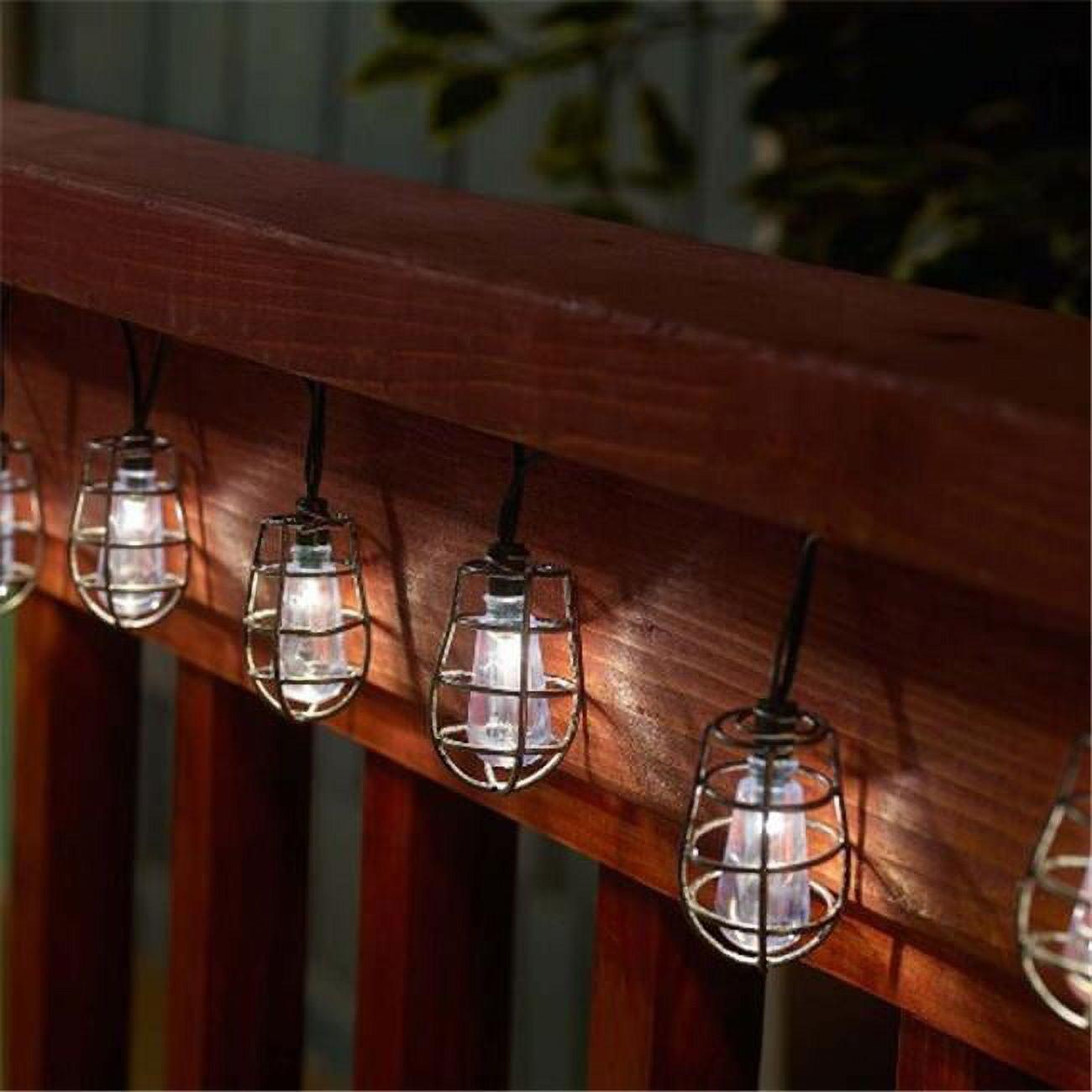 Cornelius Solar Powered Cool White LED Outdoor String Lanterns