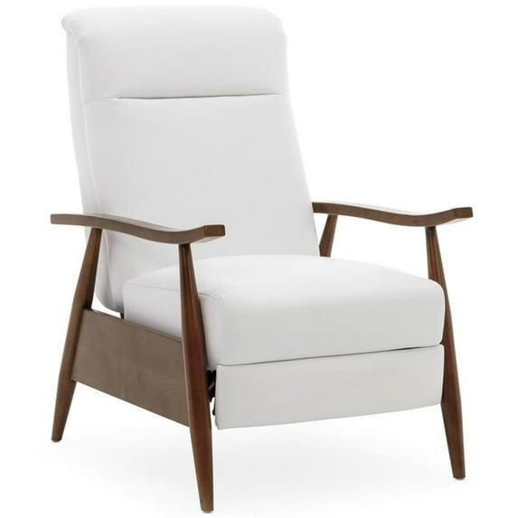 Comfort Pointe Solaris Press-Back Recliner Milky White