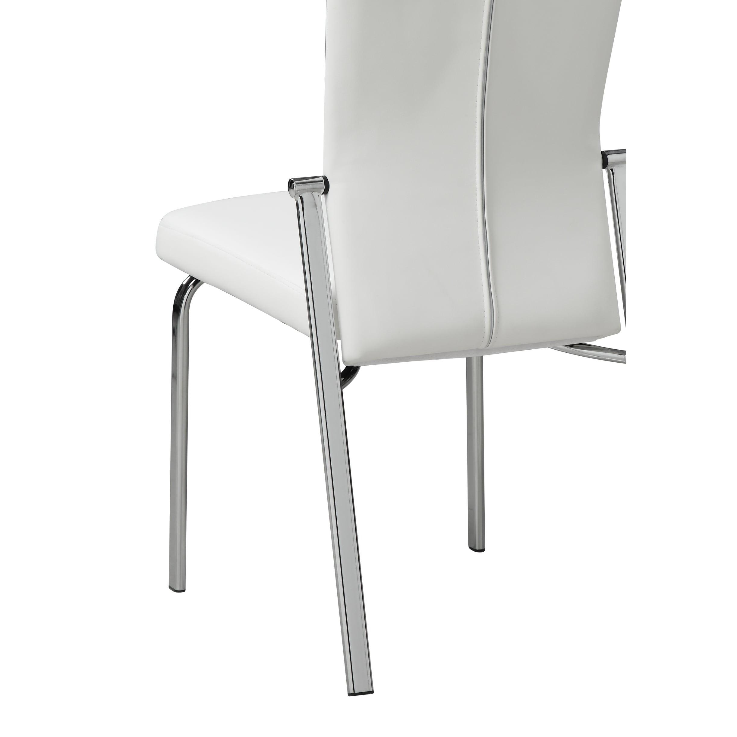 Somette  Monique Motion Back Side Chair, Set of 2 White