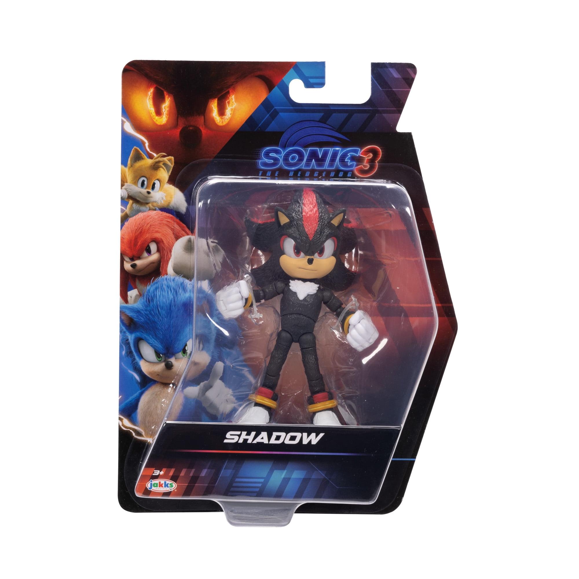 Sonic The Hedgehog 3 Shadow 5-Inch Action Figure with 22 Points of Articulation