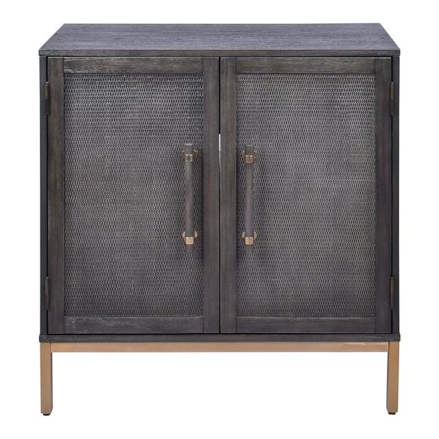 Hopper Studio Hopper Studio Sophia Solid Wood 34'' 2-Door Cabinet, Adjustable Shelf, Practical Shelving