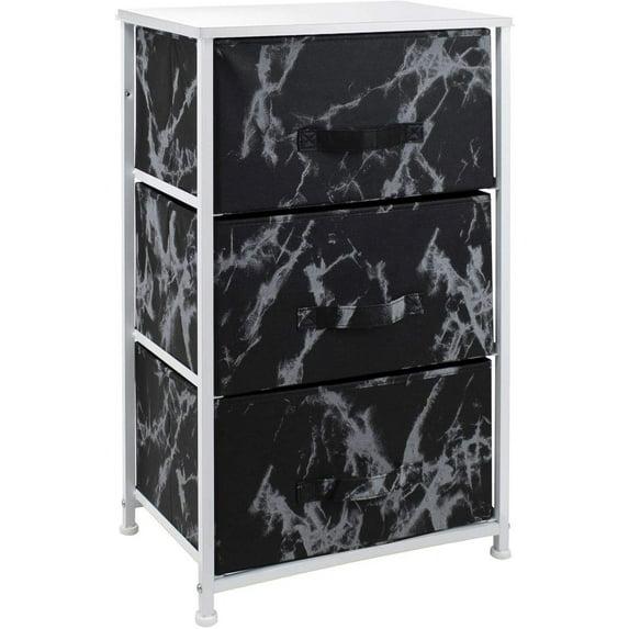 Sorbus Sorbus 3 Drawers Nightstand with Steel Frame and Wood Top