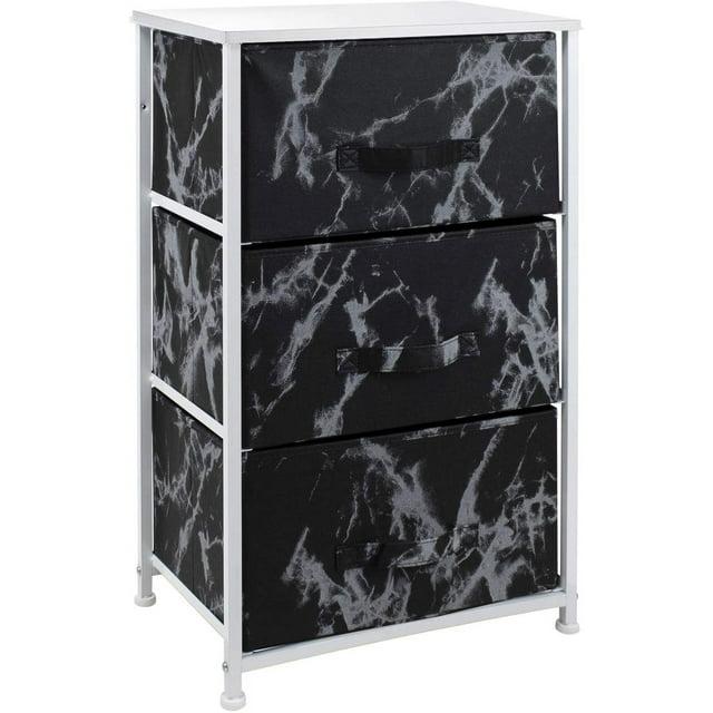 Sorbus Sorbus 3 Drawers Nightstand with Steel Frame and Wood Top
