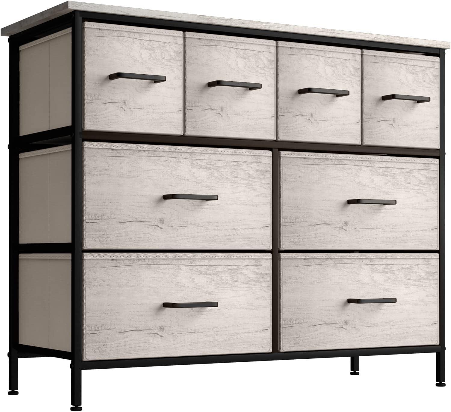 Greige Horizon 8-Drawer Lightweight Nursery Dresser