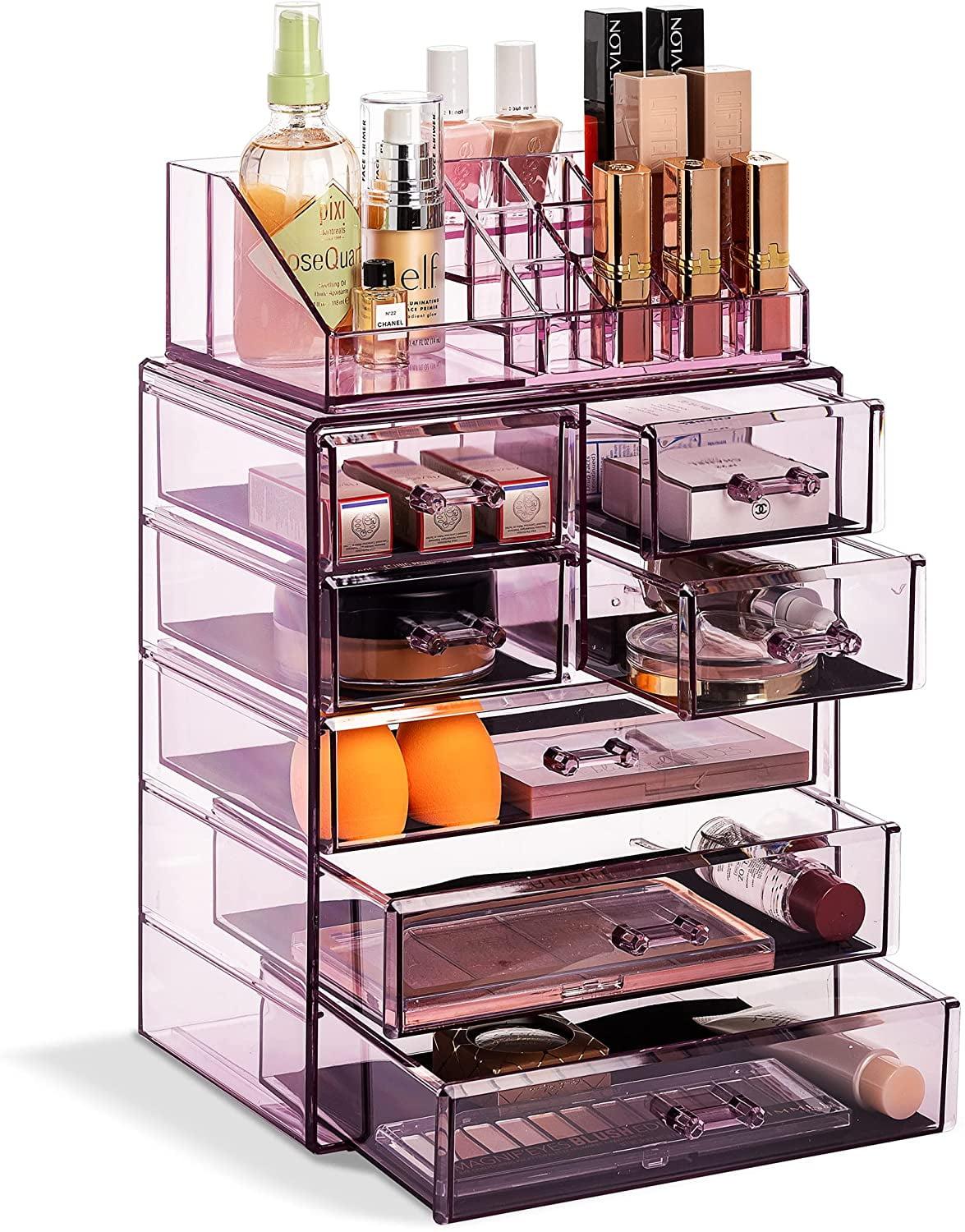 Sorbus Medium Makeup Organizer Set with 7 Drawers and Top Shelf