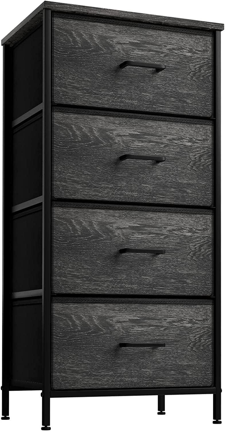 Black Vertical Nursery Dresser with Soft Close Drawers