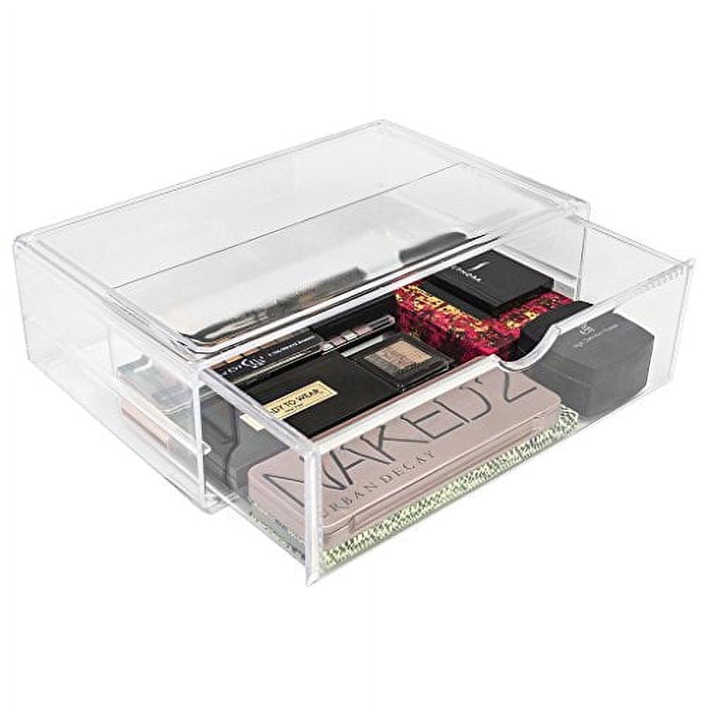 Sorbus Sorbus Single Cosmetic Acrylic Drawers for Organizing, Stackable, Large in Clear