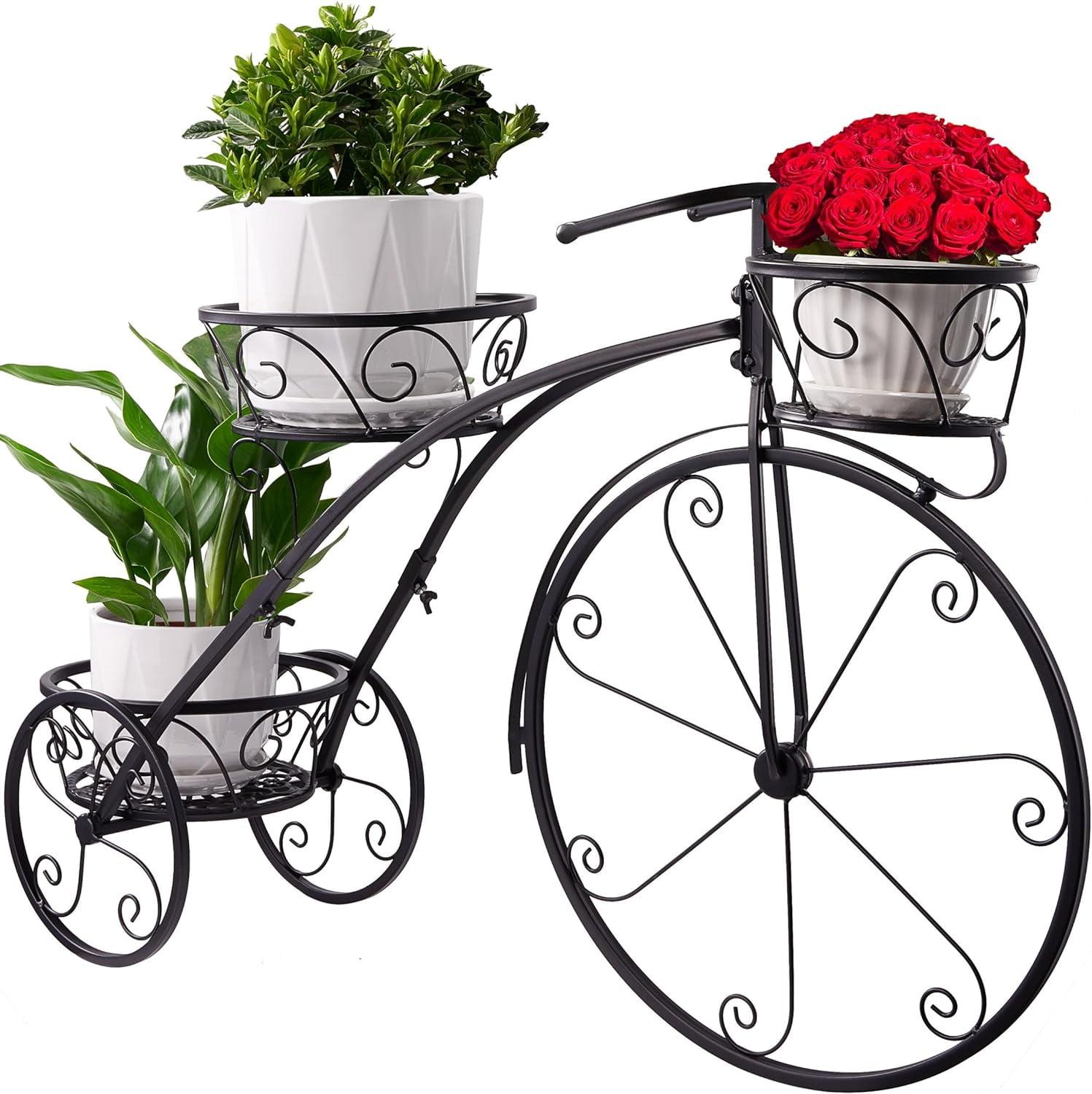 Sorbus Tricycle Plant Stand and Flower Pot Holder