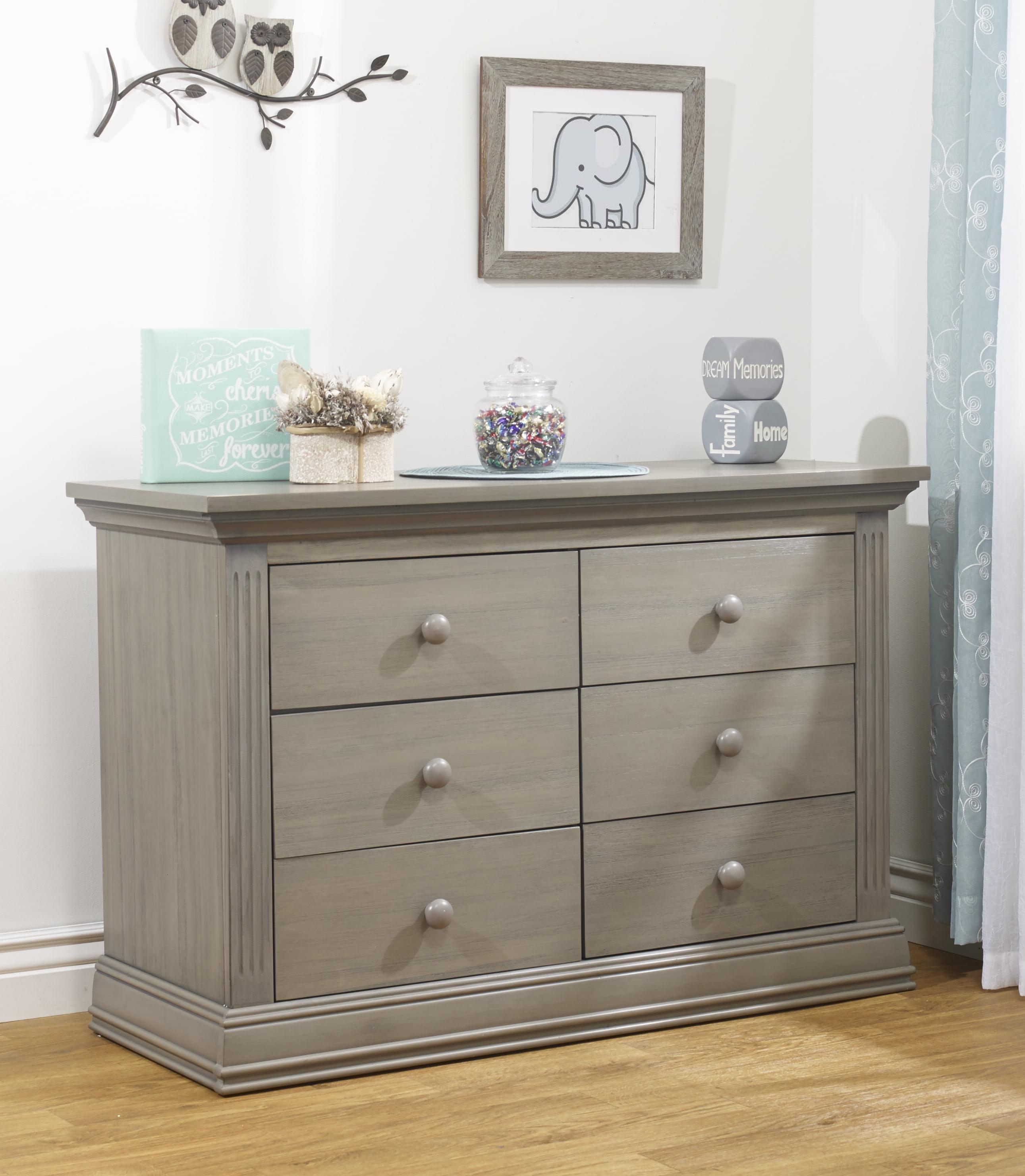 Paxton Heritage Gray 6-Drawer Freestanding Children's Dresser