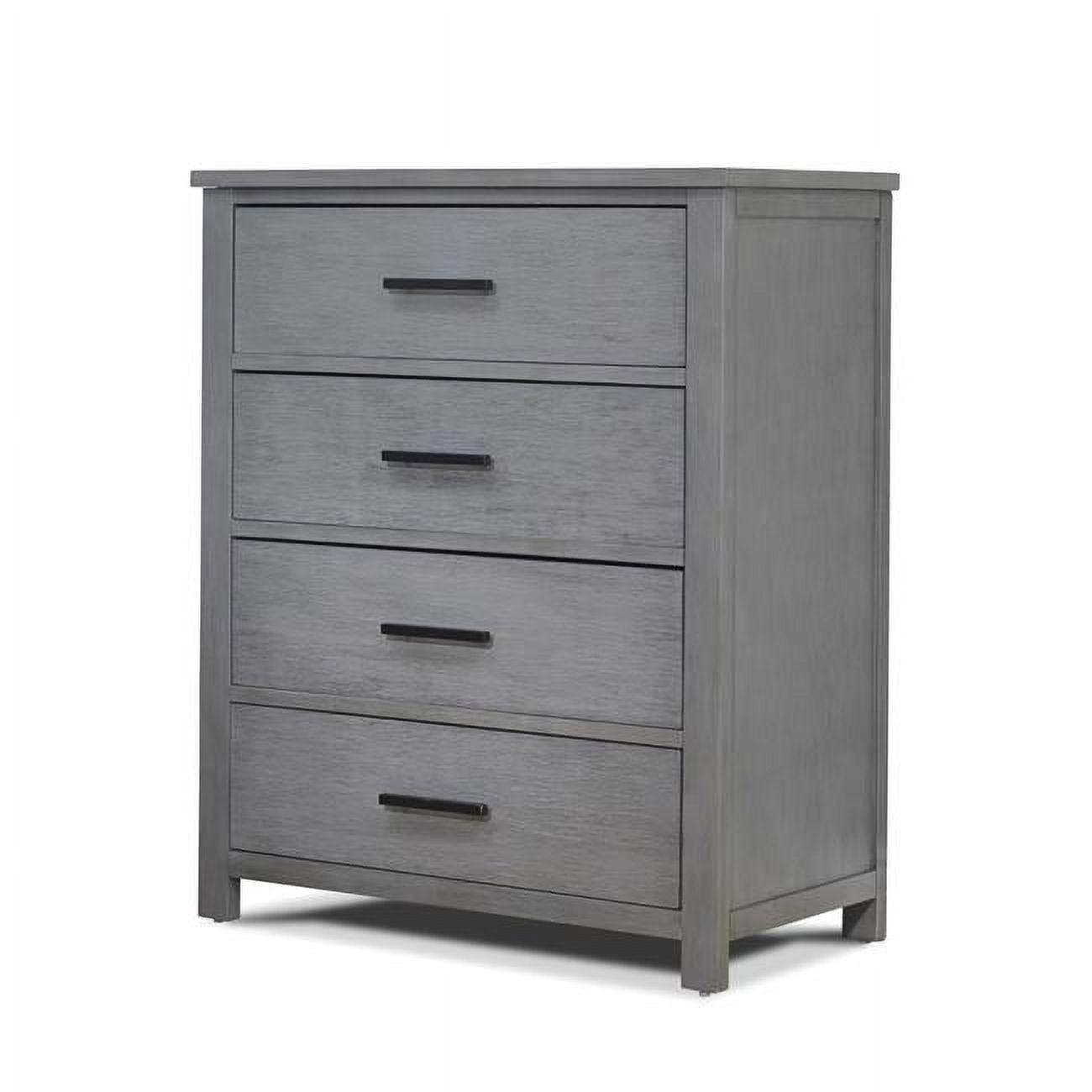 Cottage Grigio Nursery 4-Drawer Vertical Dresser