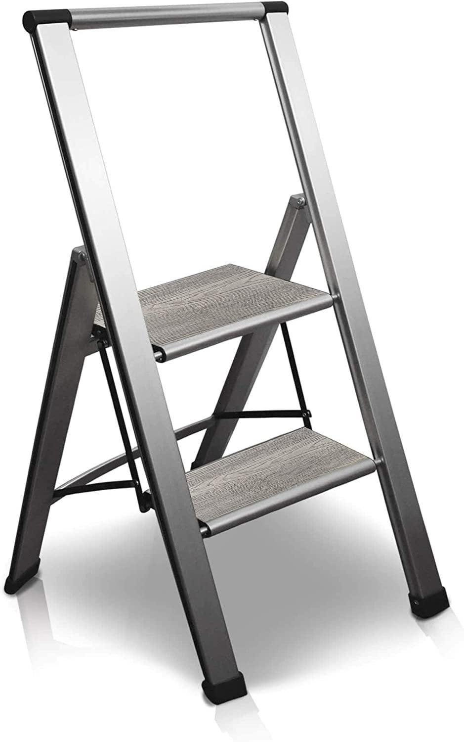 Sorfey Sorfey Step Ladders 2 - Step Steel Lightweight Folding Step Stool