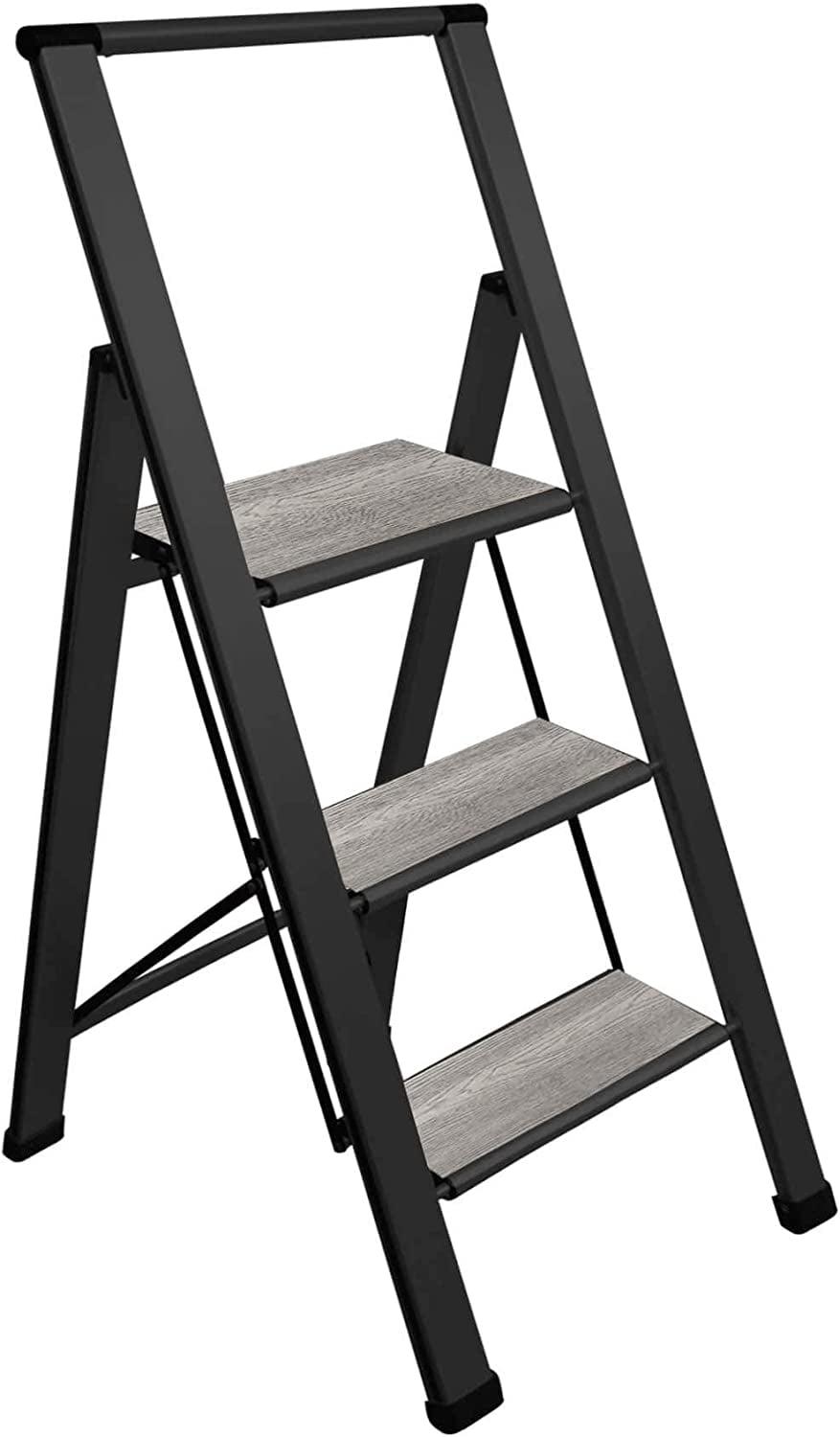 3 - Step Steel Lightweight Folding Step Stool