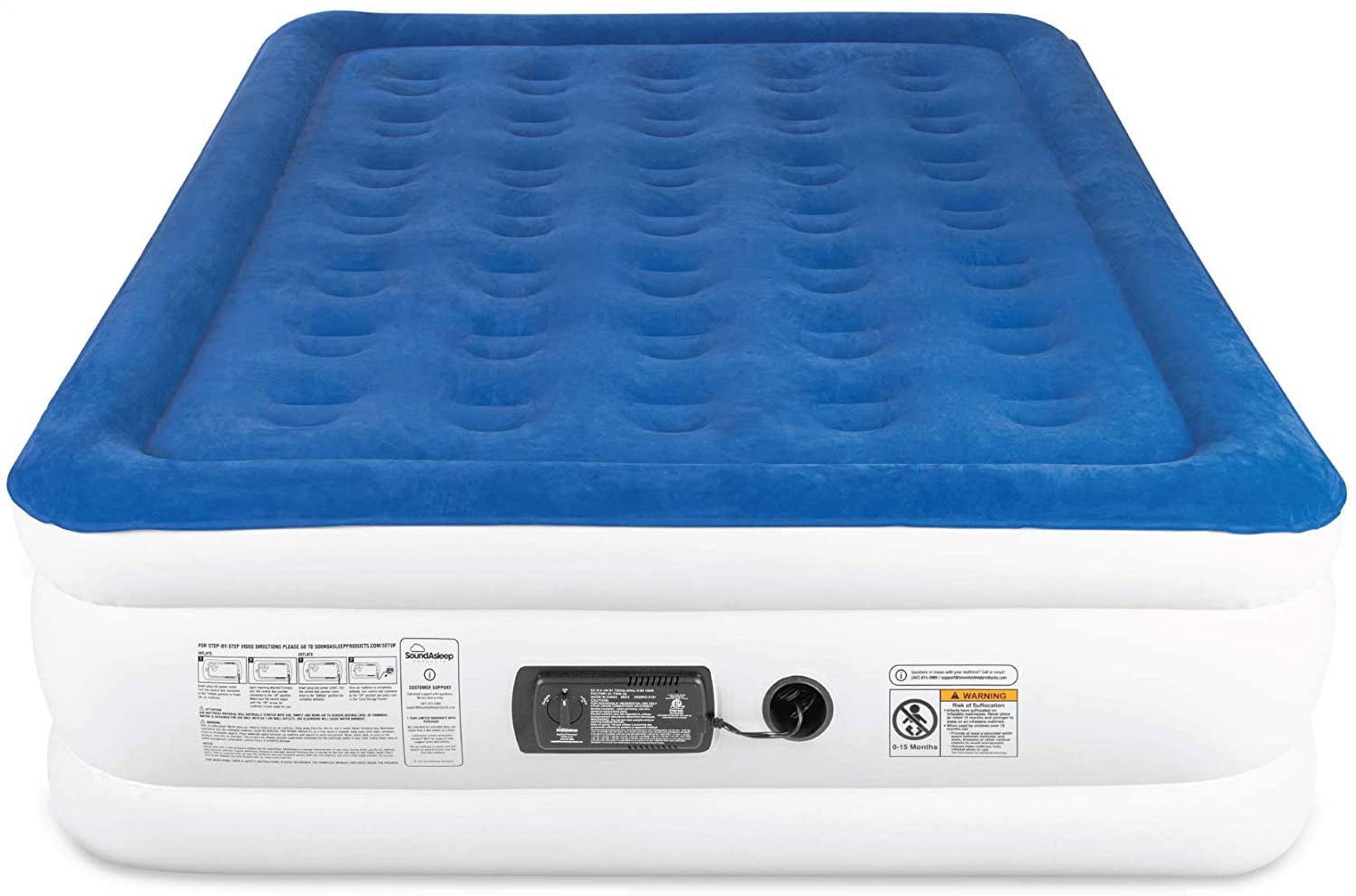 SoundAsleep Dream Series Air Mattress with ComfortCoil Technology & Internal High Capacity Pump