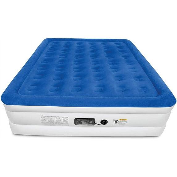 SoundAsleep Dream Series Air Mattress with ComfortCoil Technology & Internal High Capacity Pump -  King - Blue