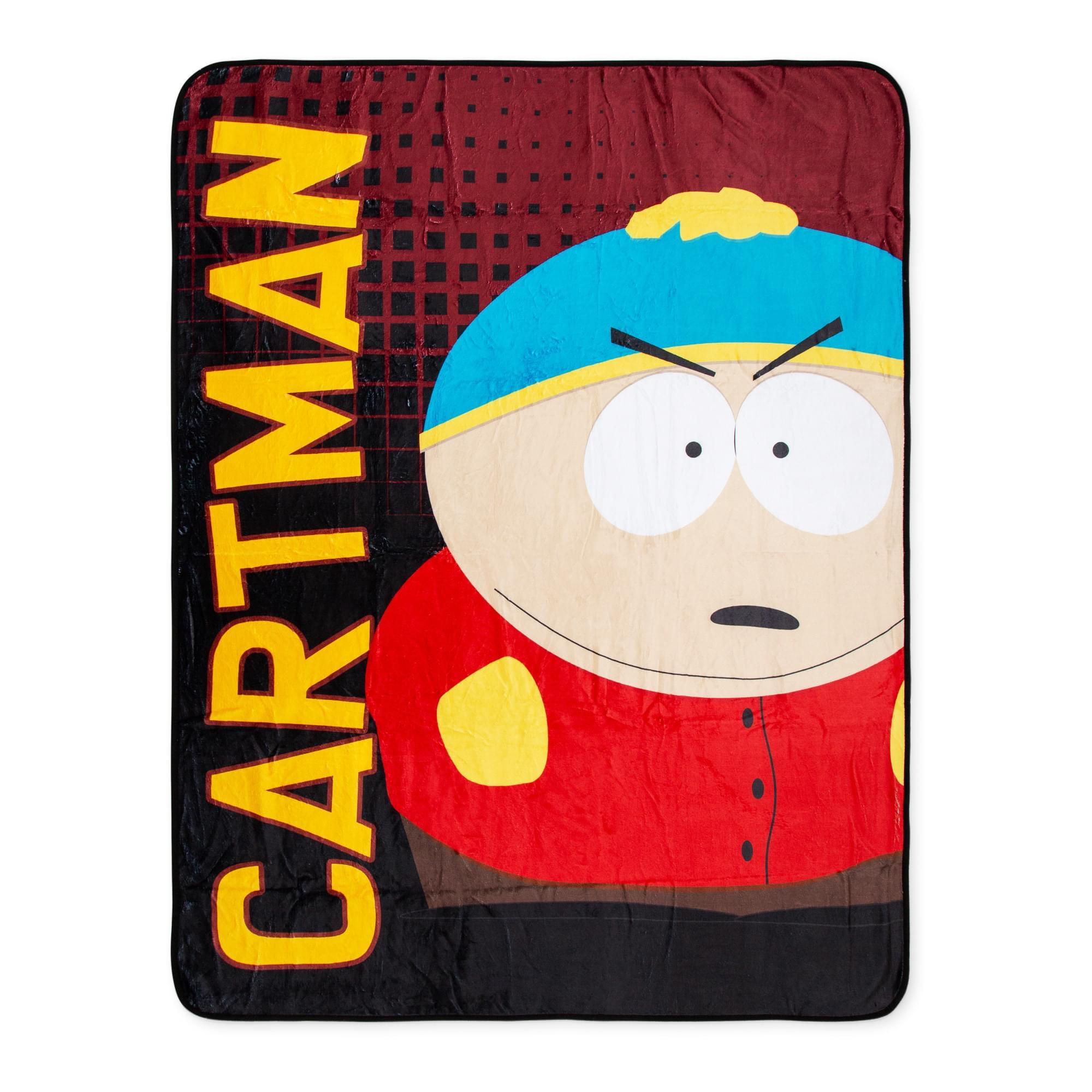 Surreal Entertainment South Park Eric Cartman Fleece Throw Blanket | 45 x 60 Inches