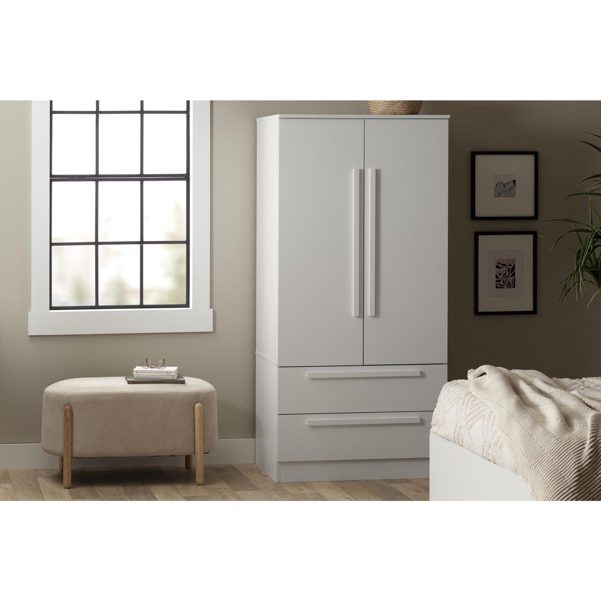 Acapella  Wardrobe Armoire With Doors And Drawers