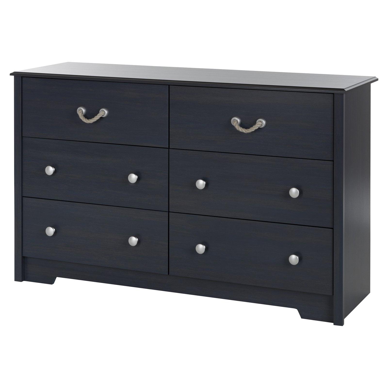 Blueberry Coastal Double Dresser with Soft Close Drawers