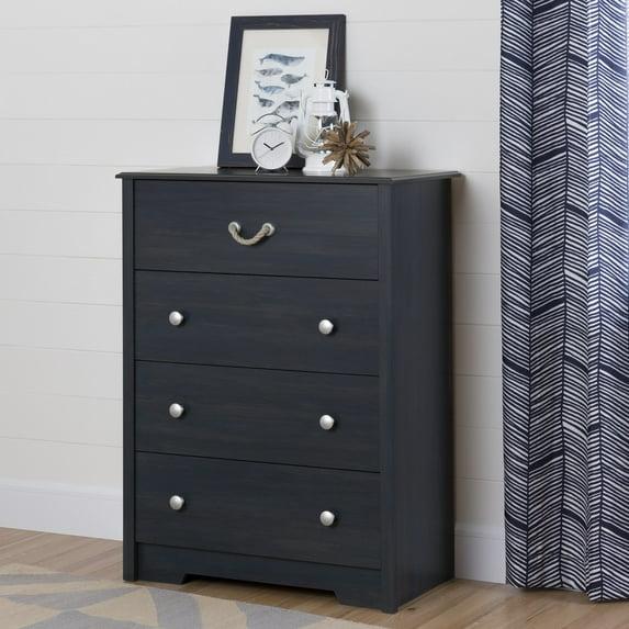 South Shore Aviron 4-Drawer Kids' Chest Blueberry