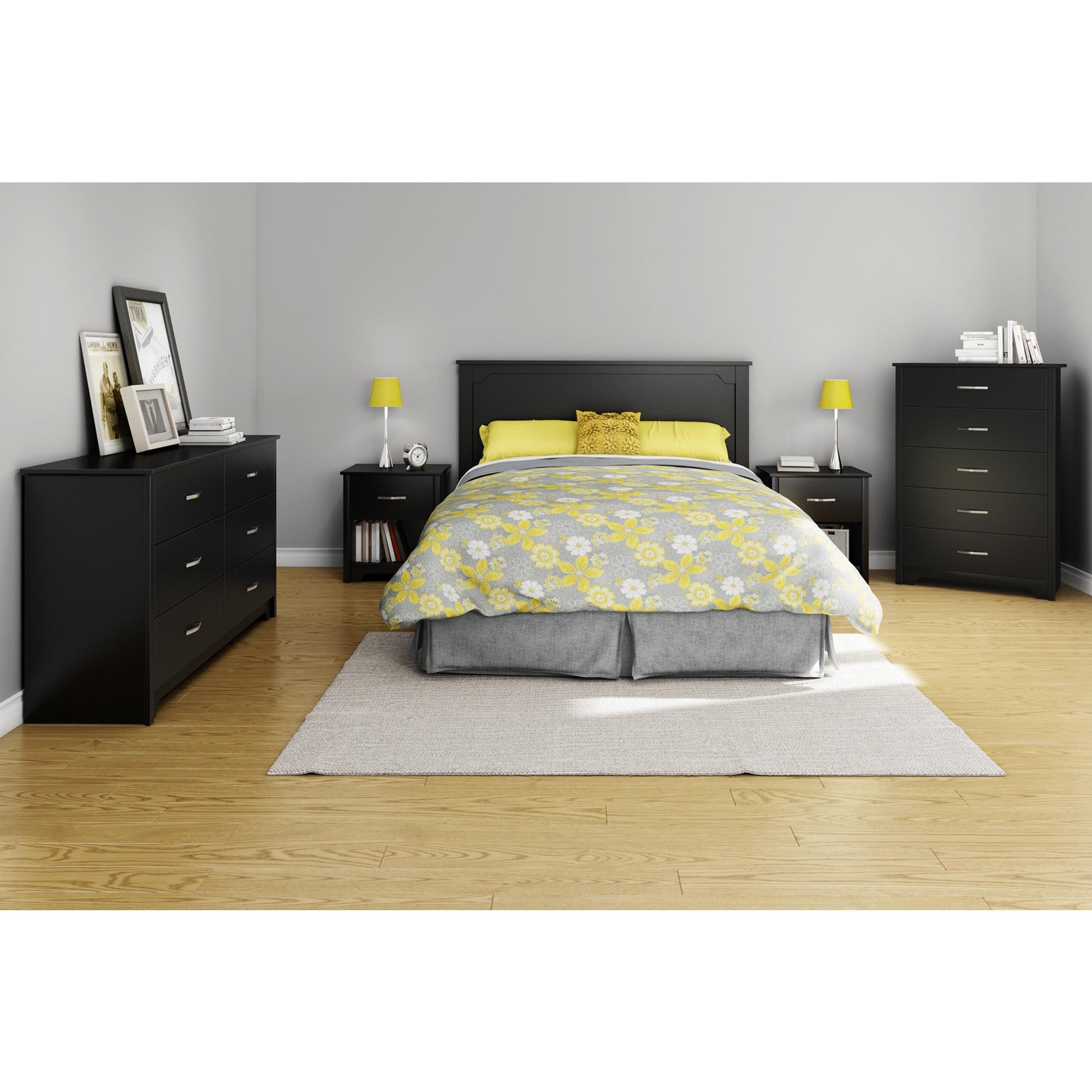 South Shore Fusion, Contemporary Dresser,  Black