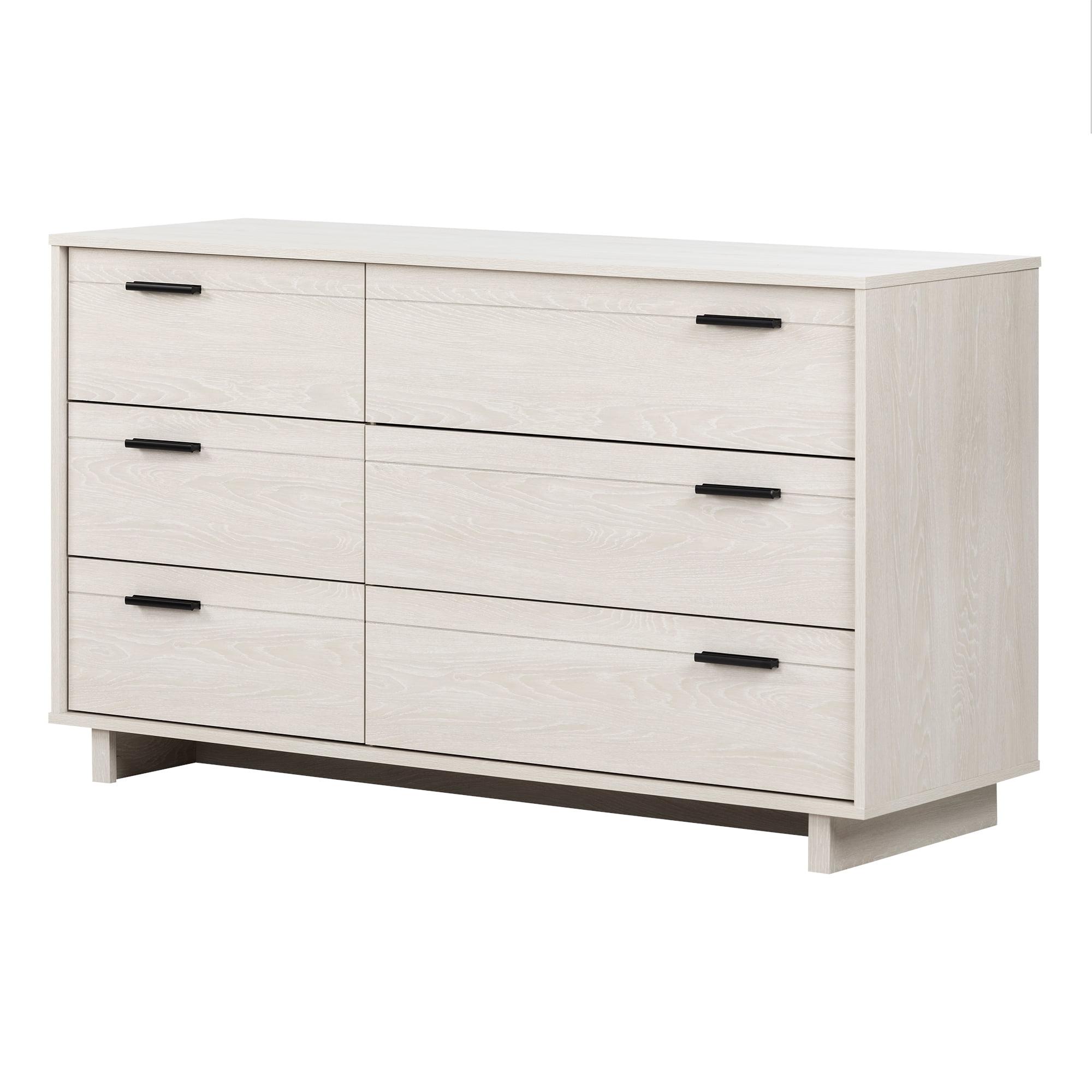 Winter Oak Double Dresser with Soft Close Drawers