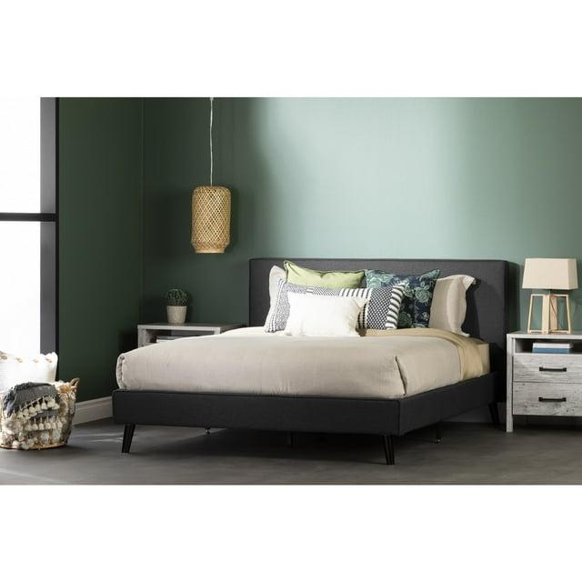 South Shore Gravity Queen Upholstered Platform Bed