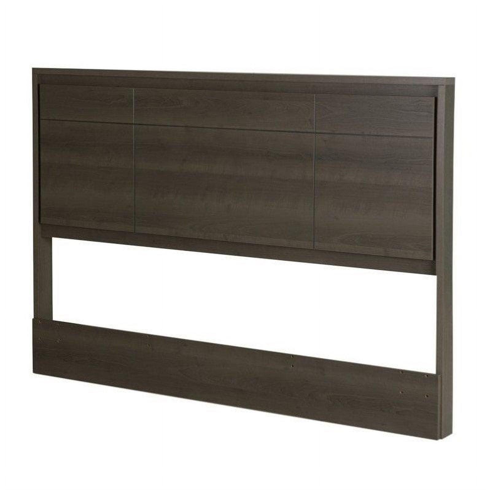 Gravity Headboard - Queen - Gray Maple - South Shore