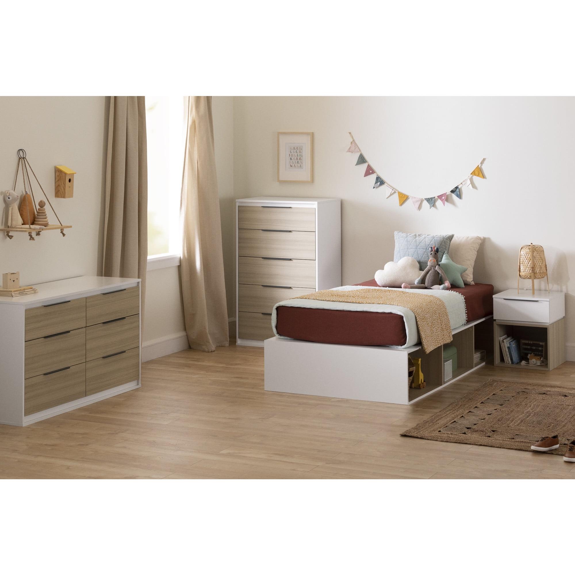 South Shore Hourra, Contemporary Dresser,  Beige