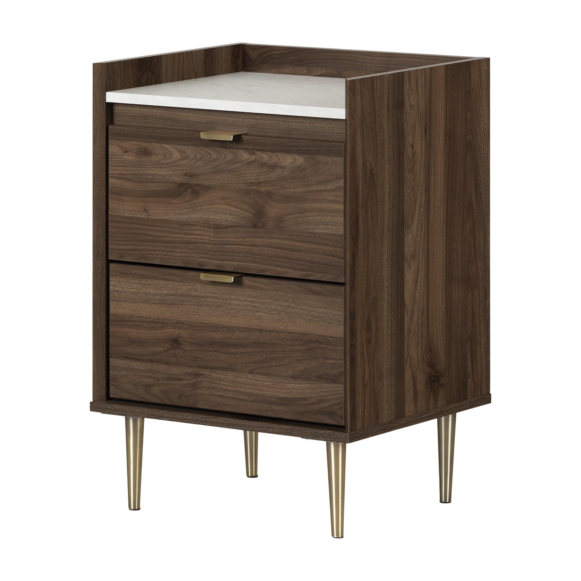 Hype 2 Drawer End Table with Storage