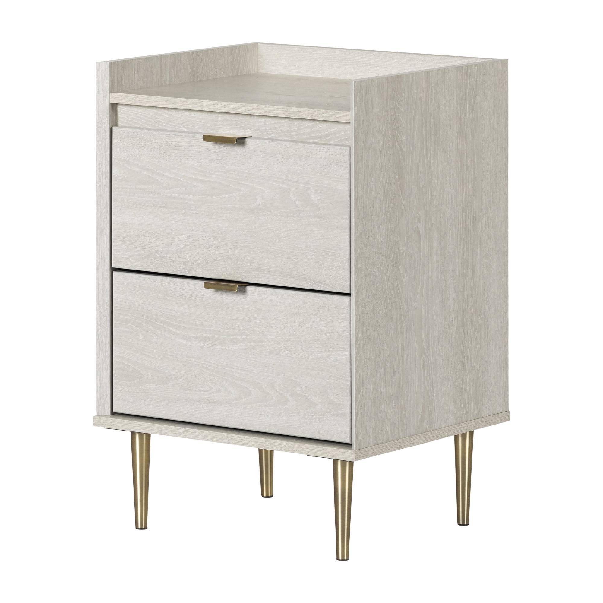 Hype 2 Drawer End Table with Storage