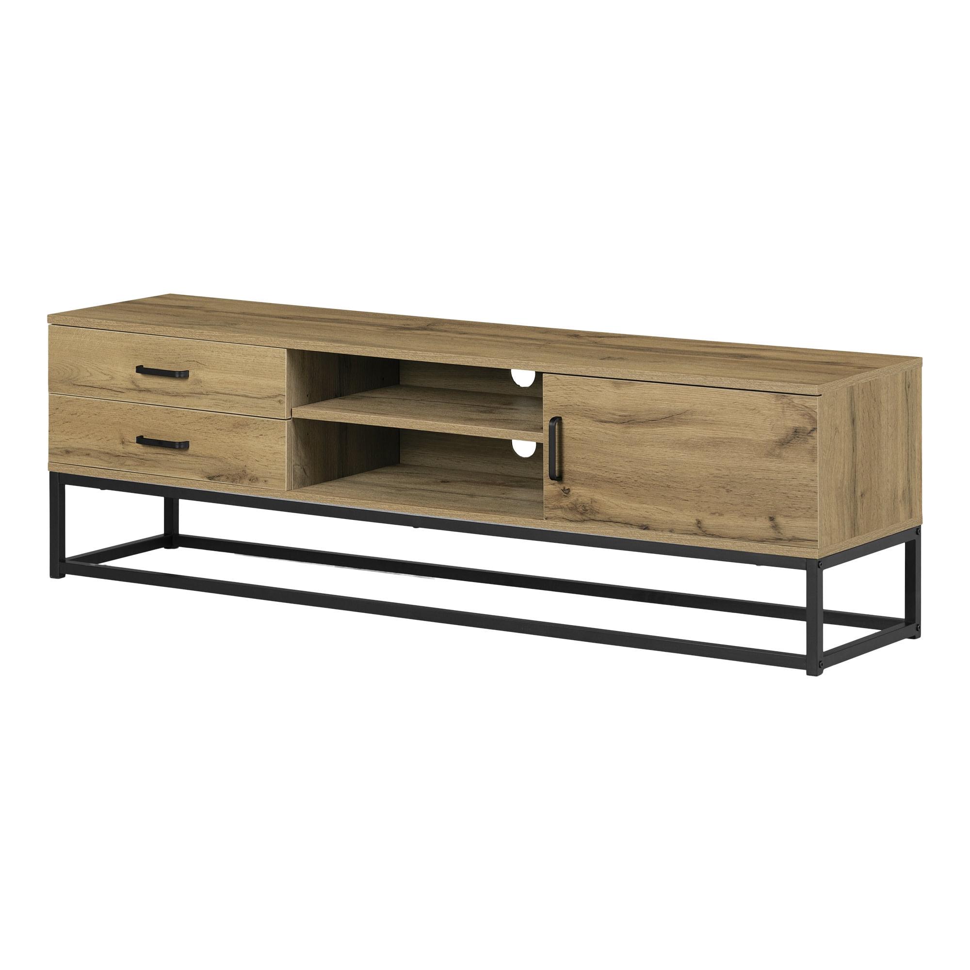 South Shore Mezzy, Urban Modern TV Stand, Nordik Oak