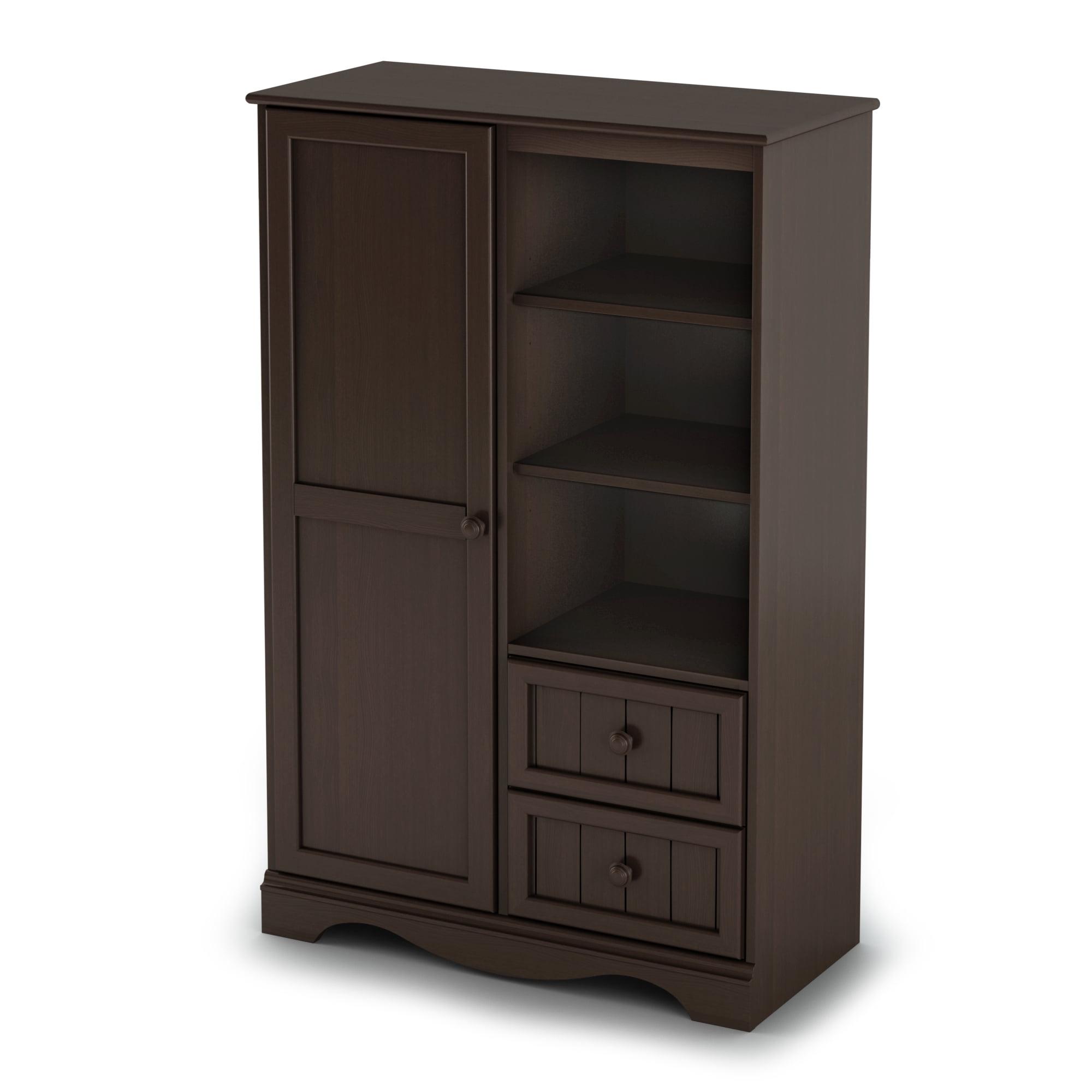 Savannah Espresso Kids Armoire with Adjustable Shelves